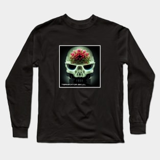 terminator skull Long Sleeve T-Shirt